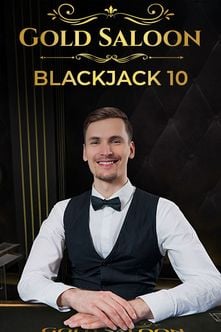 Gold Saloon Blackjack 10
