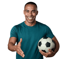 Erhalte eine 100% Rückerstattung in bar für jedes Fußballspiel, das 0:0 endet!